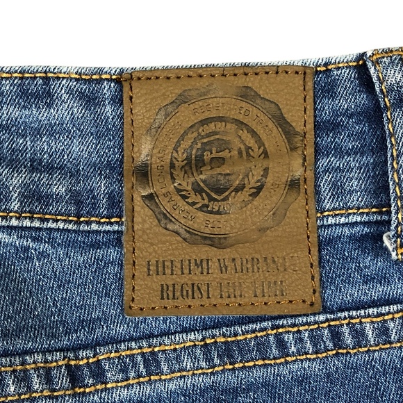 Maurice Malone Mo Jeans Vintage Y2K Straight Leg Blue Denim Jeans 38x33 - Picture 7 of 7